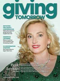 Giving Tomorrow Magazine Cover - Pazit Levitan