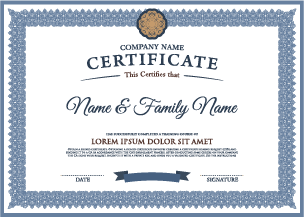 Certificate of Completion